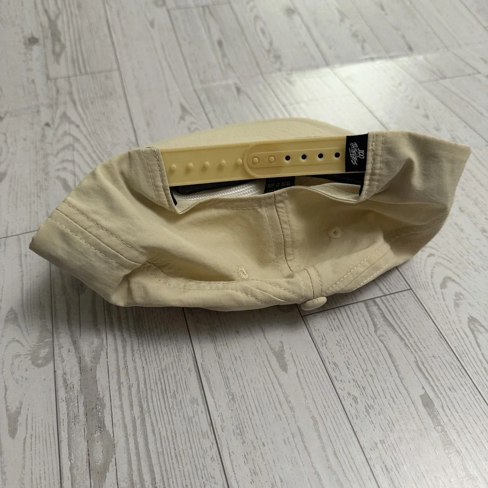 100 Thieves Baseball Hat Cap Foundations Nylon‎ Snapback Unstructured Dad Beige